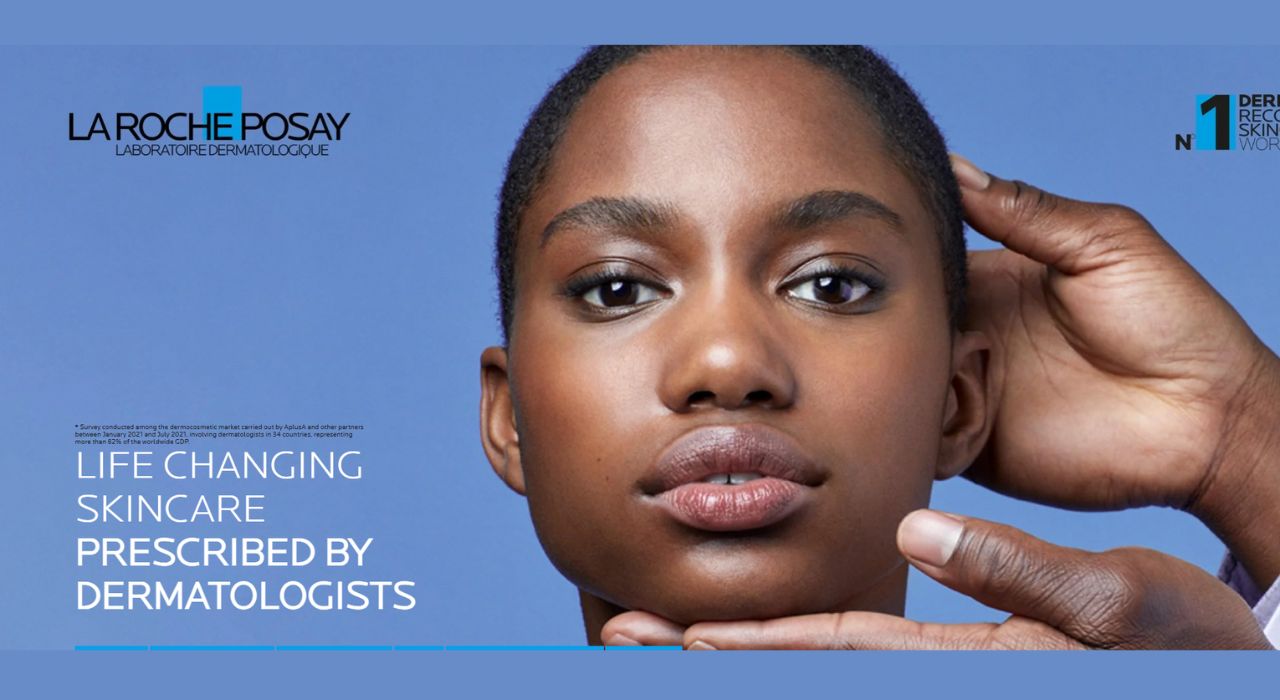 Homepage of La Roche-Posay website