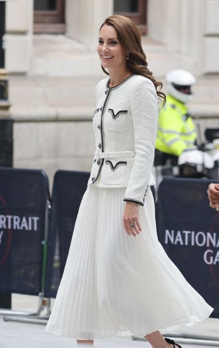 Kate Middleton wearing Tailored Midi Dress