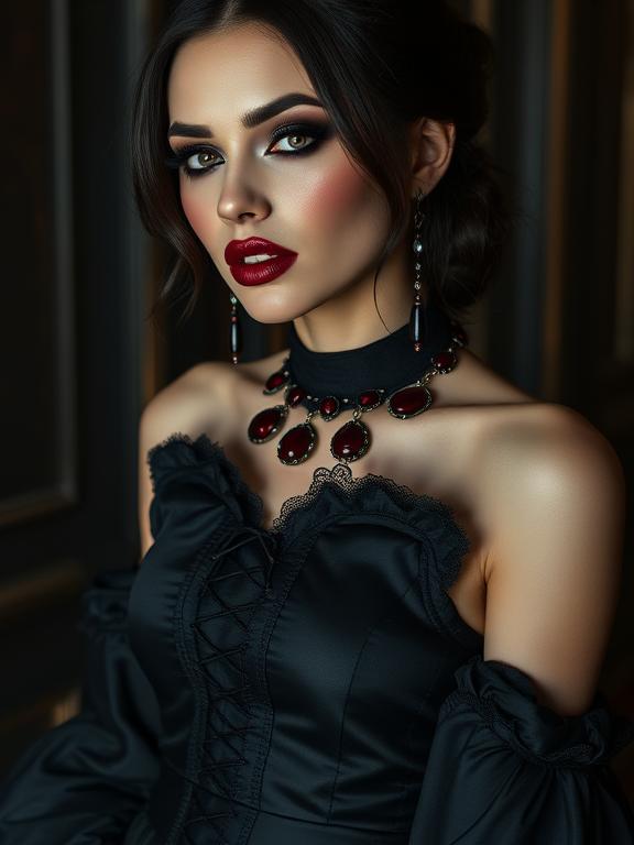 Vampire Chic – Timeless GRWM Halloween Look