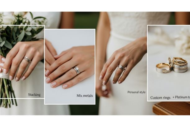 bride wearing engagement ring on left hand during wedding ceremony symbolizing vena amoris and ancient wedding ring traditions